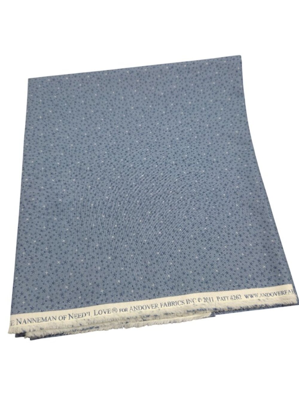 Itsy Bits Collection Tiny Blue Stars Cotton Fabric Andover Fabrics 1.25 Yards